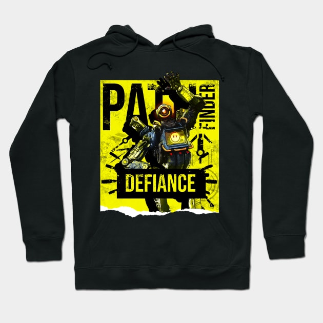 Apex Legends Pathfinder Defiance Hoodie by LucioDarkTees